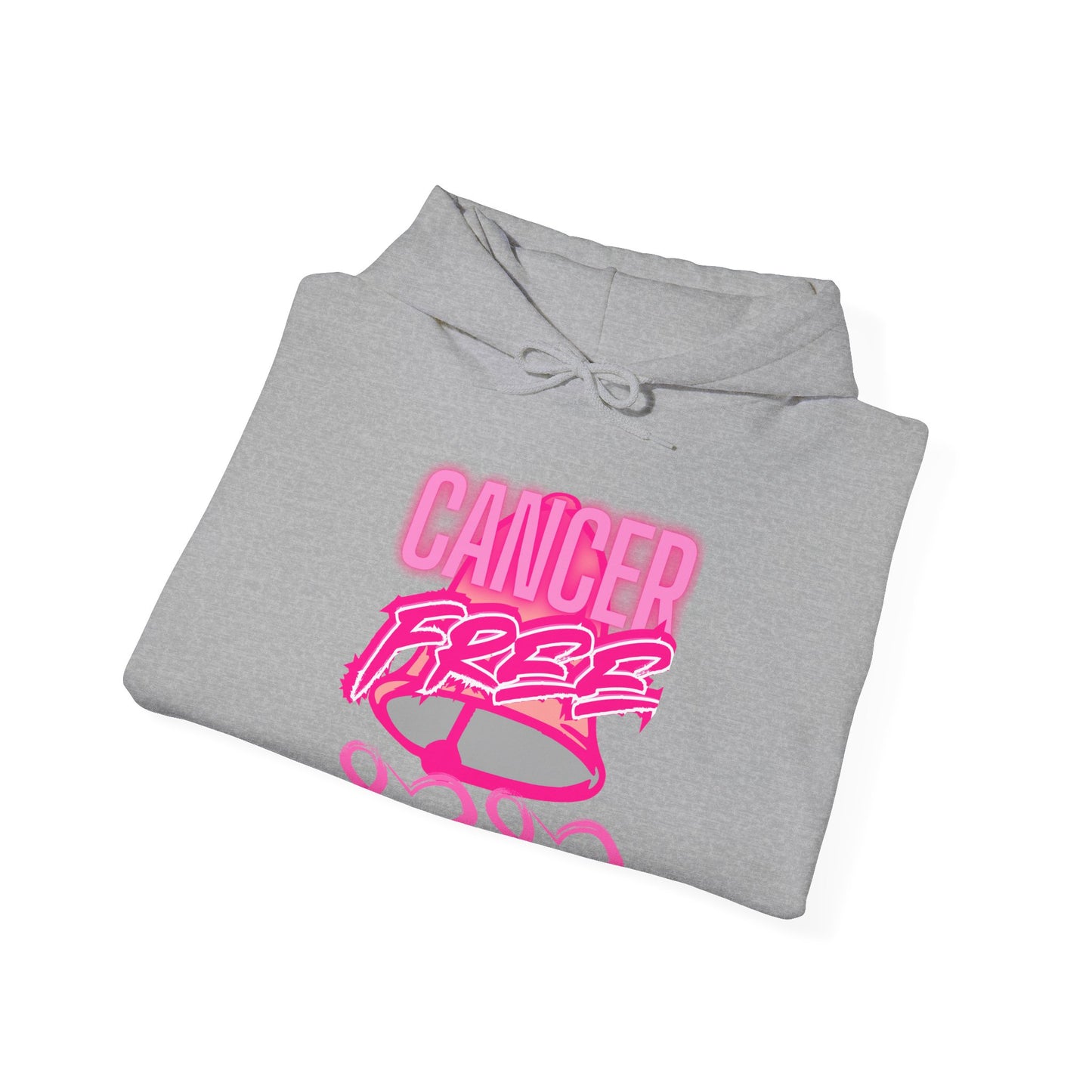 Cancer Free Hoodie, Breast Cancer Awareness Sweatshirt, Supportive Gift for Survivors, Comfort Wear for Caregivers, Inspirational Apparel