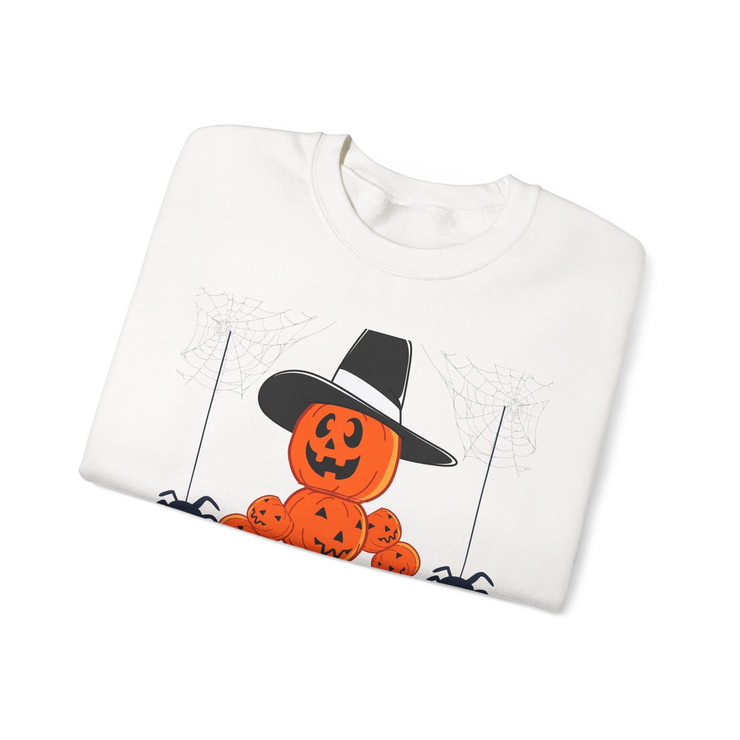 Halloween Pumpkin Sweatshirt, Cozy Fall Apparel, Unisex Sweatshirt, Spooky Season Style, Casual Halloween Gift, Pumpkin Shirt