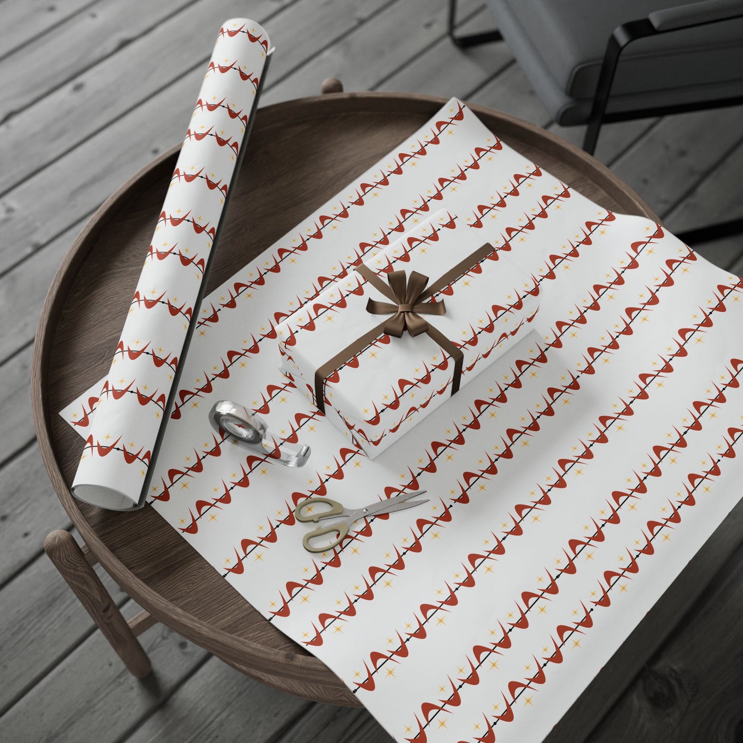 Festive Wrapping Paper, Holiday Gift Wrap, Decorative Paper for Parties, Christmas Wrapping, Birthday Packaging