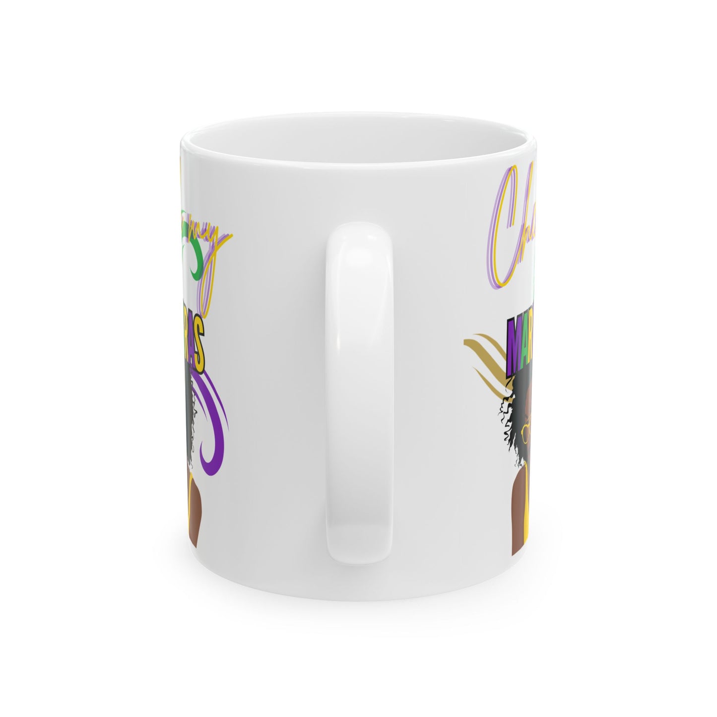 Colorful Ceramic Mug - 'Caffeine Queen' Design - Perfect Gift for Coffee Lovers