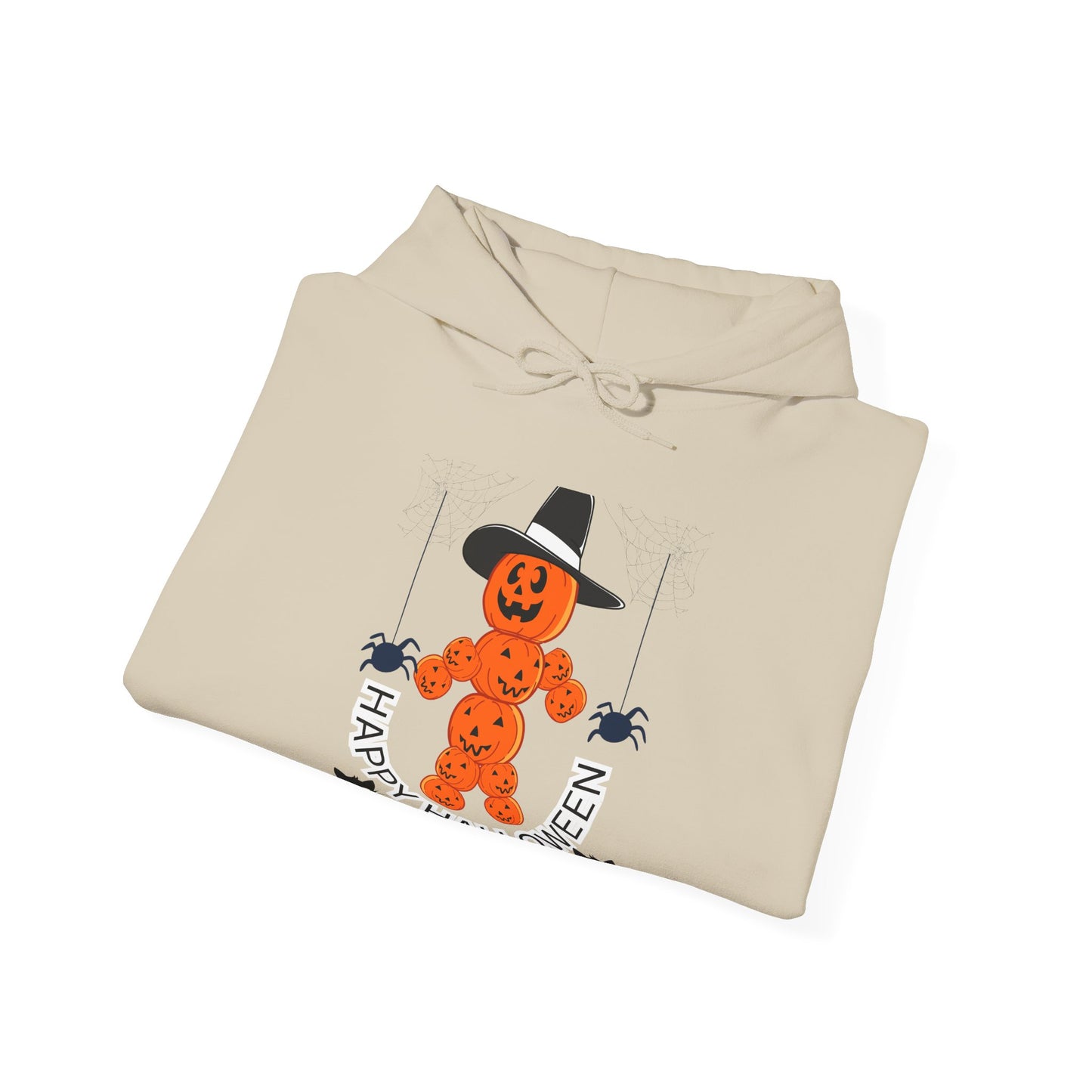 Halloween Pumpkin Hoodie, Unisex Sweatshirt, Cozy Fall Apparel, Spooky Season Gift, Holiday Hooded Sweatshirt