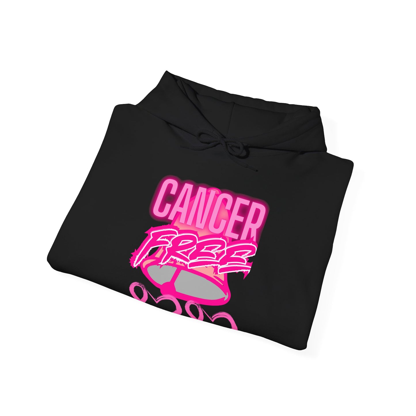 Cancer Free Hoodie, Breast Cancer Awareness Sweatshirt, Supportive Gift for Survivors, Comfort Wear for Caregivers, Inspirational Apparel