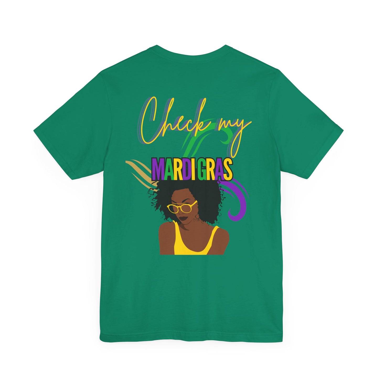 Check My Mardi Gras Unisex Jersey Tee - Celebrate in Style