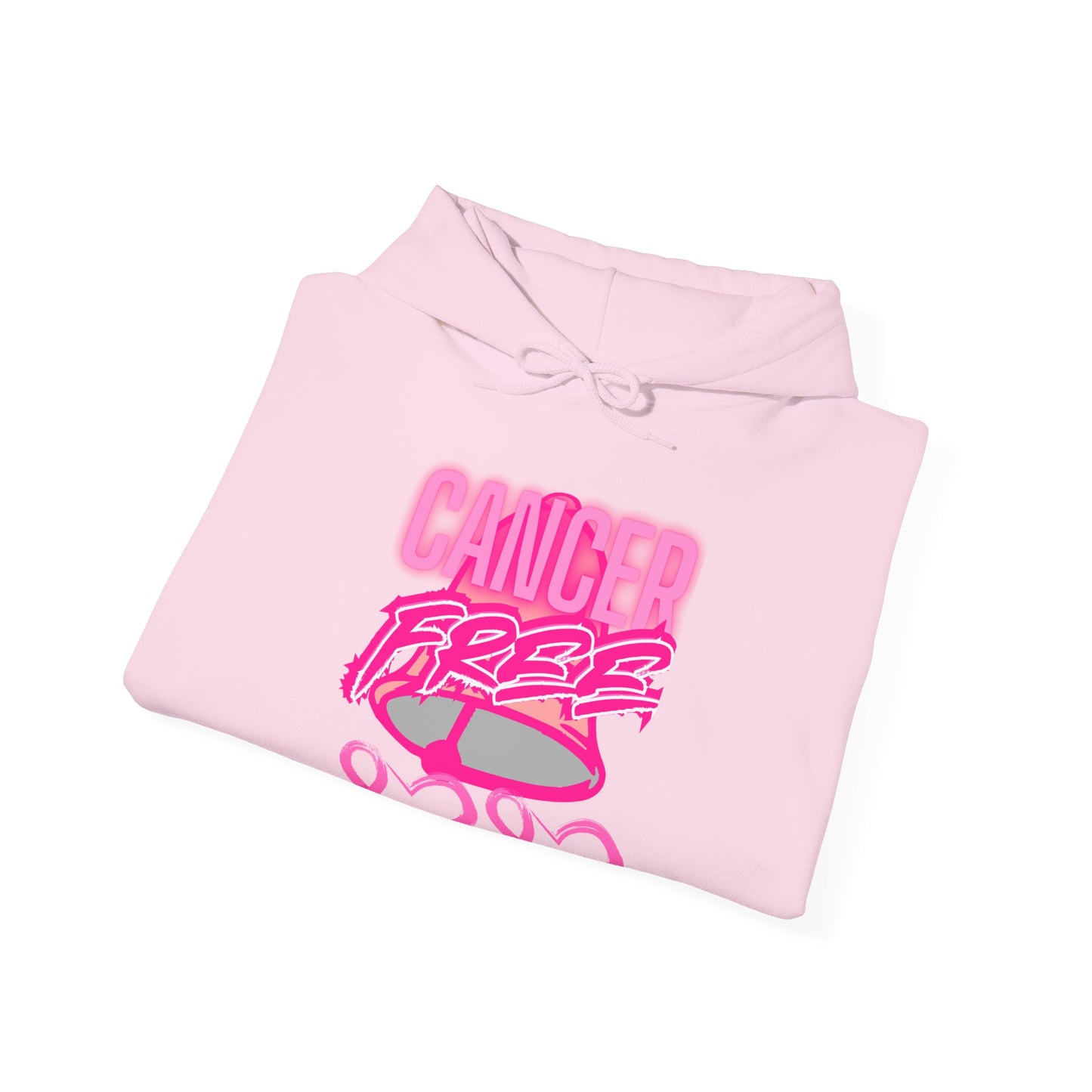 Cancer Free Hoodie, Breast Cancer Awareness Sweatshirt, Supportive Gift for Survivors, Comfort Wear for Caregivers, Inspirational Apparel