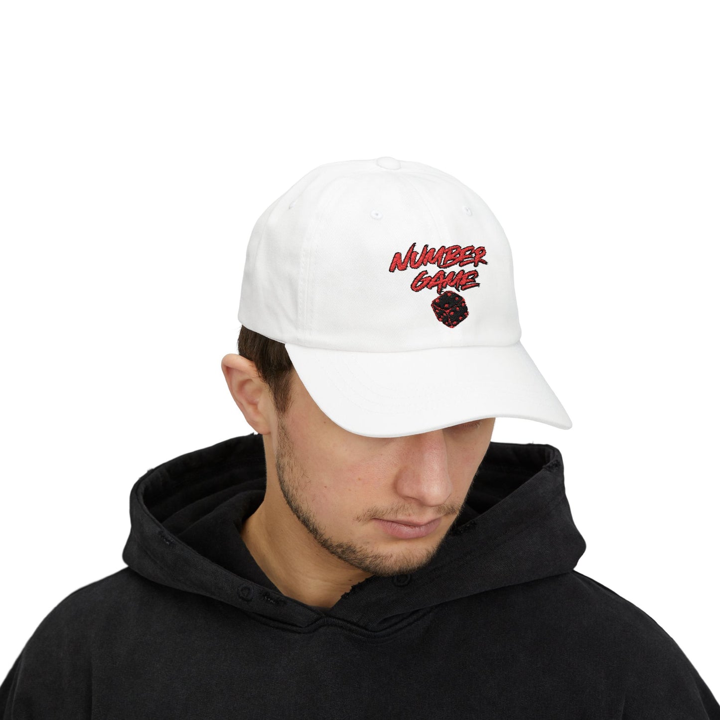 Stylish Classic Dad Cap - Number Game Design for Casual Days