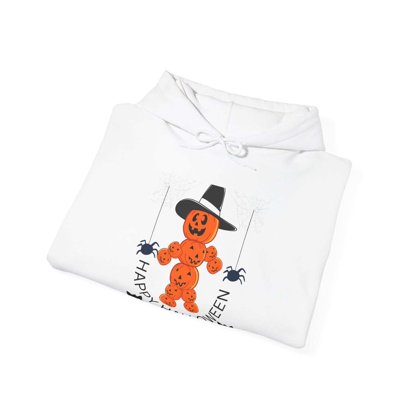 Halloween Pumpkin Hoodie, Unisex Sweatshirt, Cozy Fall Apparel, Spooky Season Gift, Holiday Hooded Sweatshirt