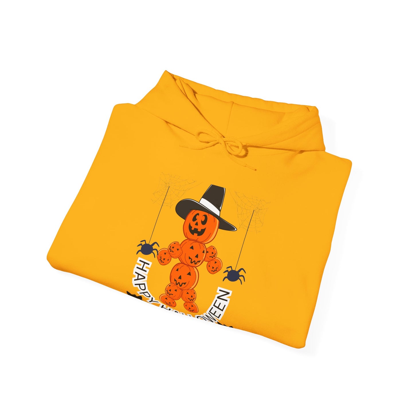 Halloween Pumpkin Hoodie, Unisex Sweatshirt, Cozy Fall Apparel, Spooky Season Gift, Holiday Hooded Sweatshirt