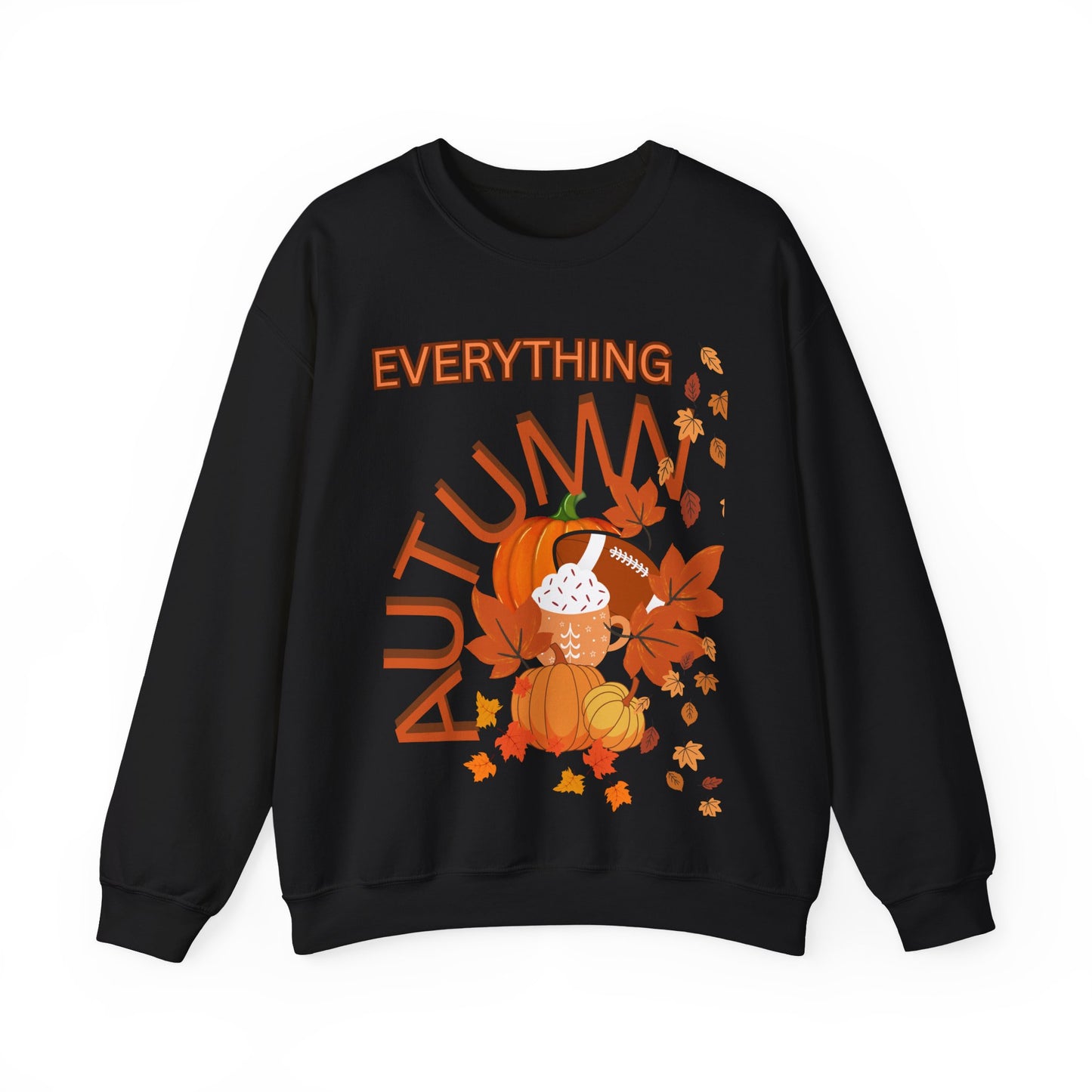 Autumn Vibes Sweatshirt, Cozy Fall Pullover, Cute Sweatshirt for Thanksgiving, Unisex Graphic Crewneck, Seasonal Sweatshirt Gift