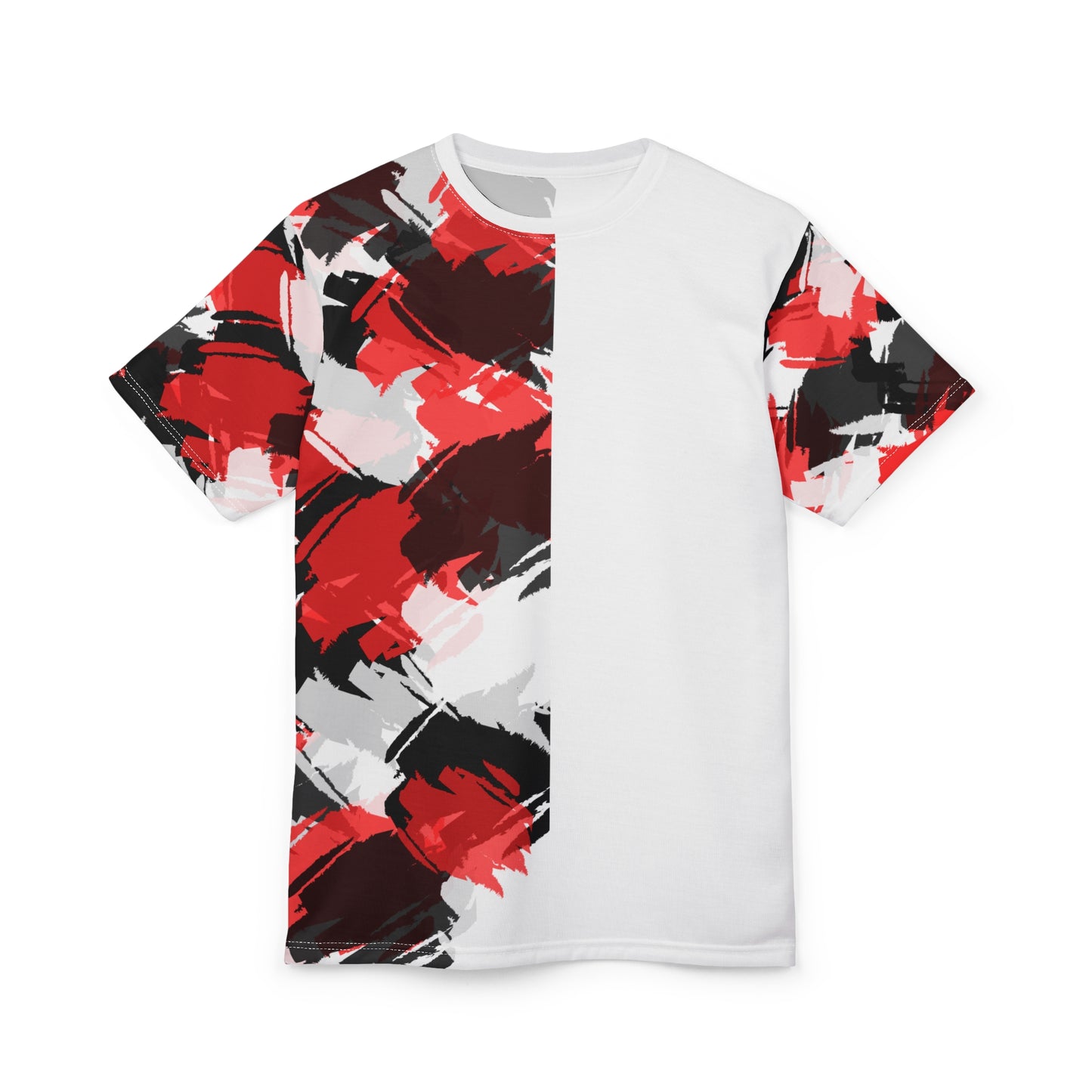 Vibrant Abstract Art Tee - Unisex Cut & Sew T-Shirt for Everyday Style
