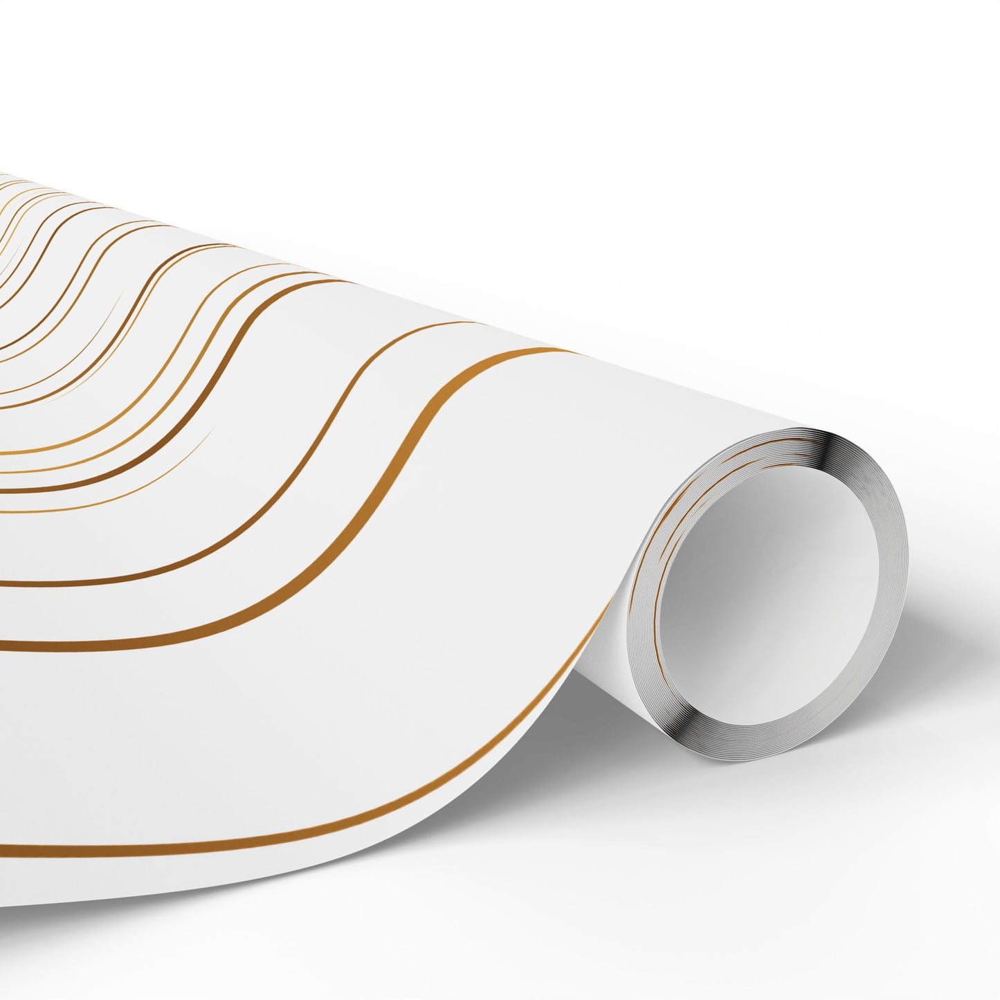 Elegant Gold Stripe Wrapping Paper | Gift Wrap for Holidays, Special Occasions, Christmas, Birthdays, Weddings, Perfect for Any Celebration