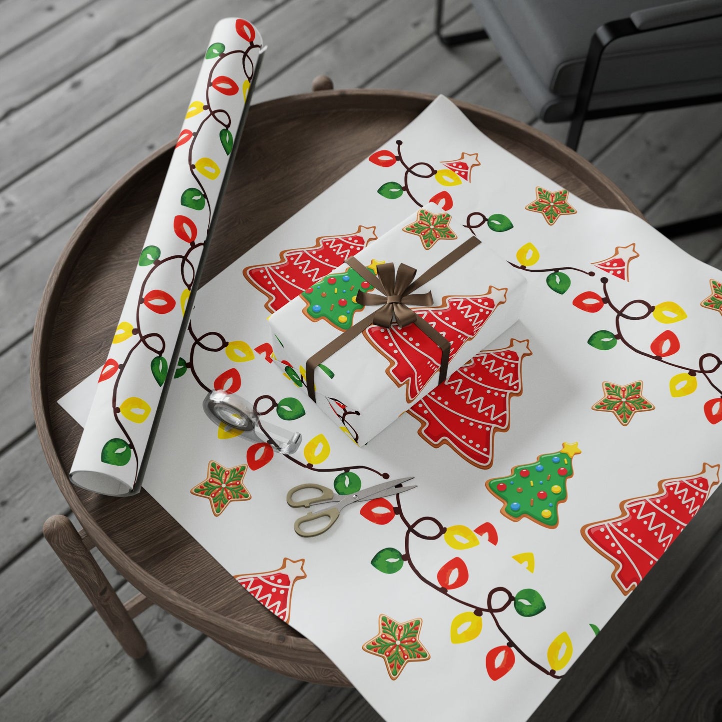 Festive Holiday Wrapping Paper, Christmas Gift Wrap, Seasonal Wrap, Colorful Gift Wrap, Merry Christmas Decor, Eco-Friendly Wrapping