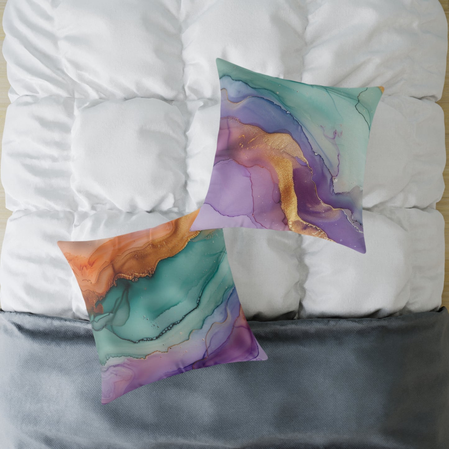 Square Poly Canvas Pillow