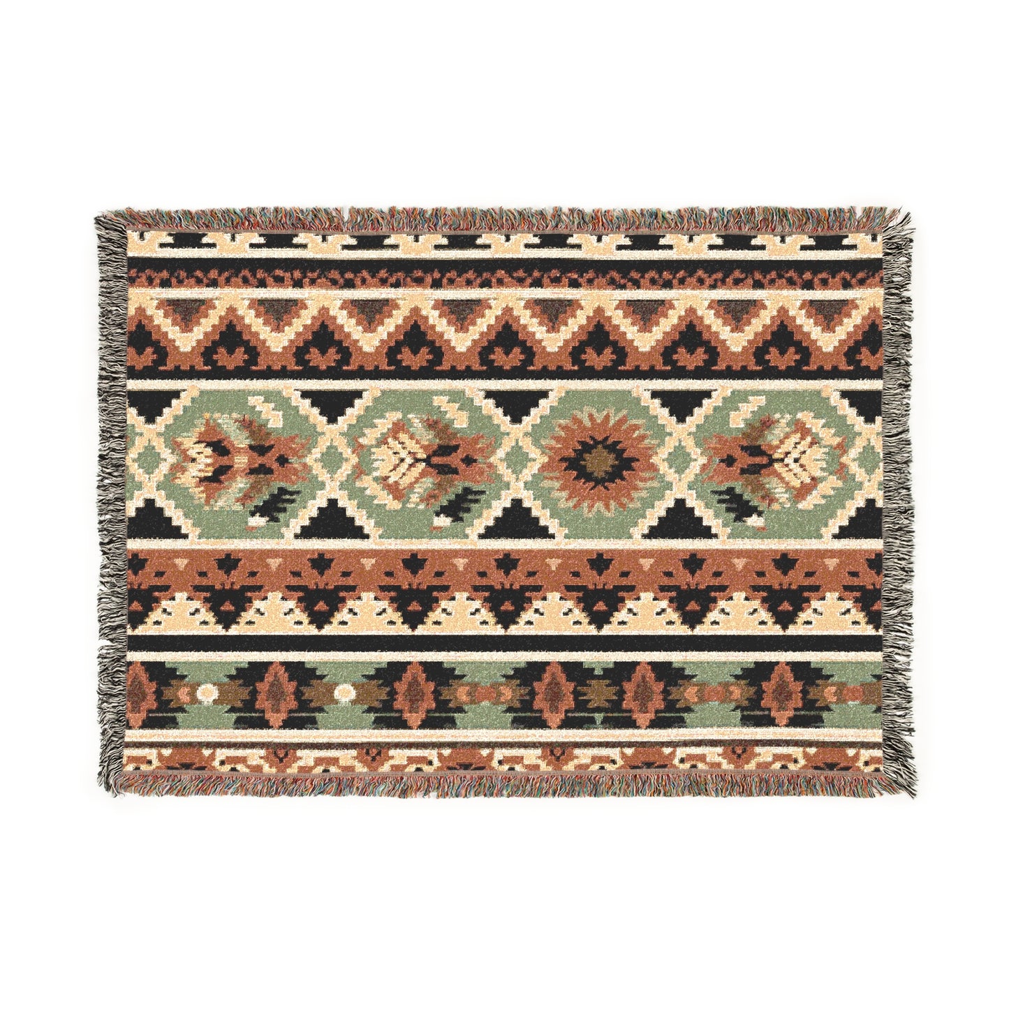 Cozy Woven Blanket - Bohemian Style Throw for Home, Gift for Housewarming, Picnic, Outdoor, and Cozy Nights