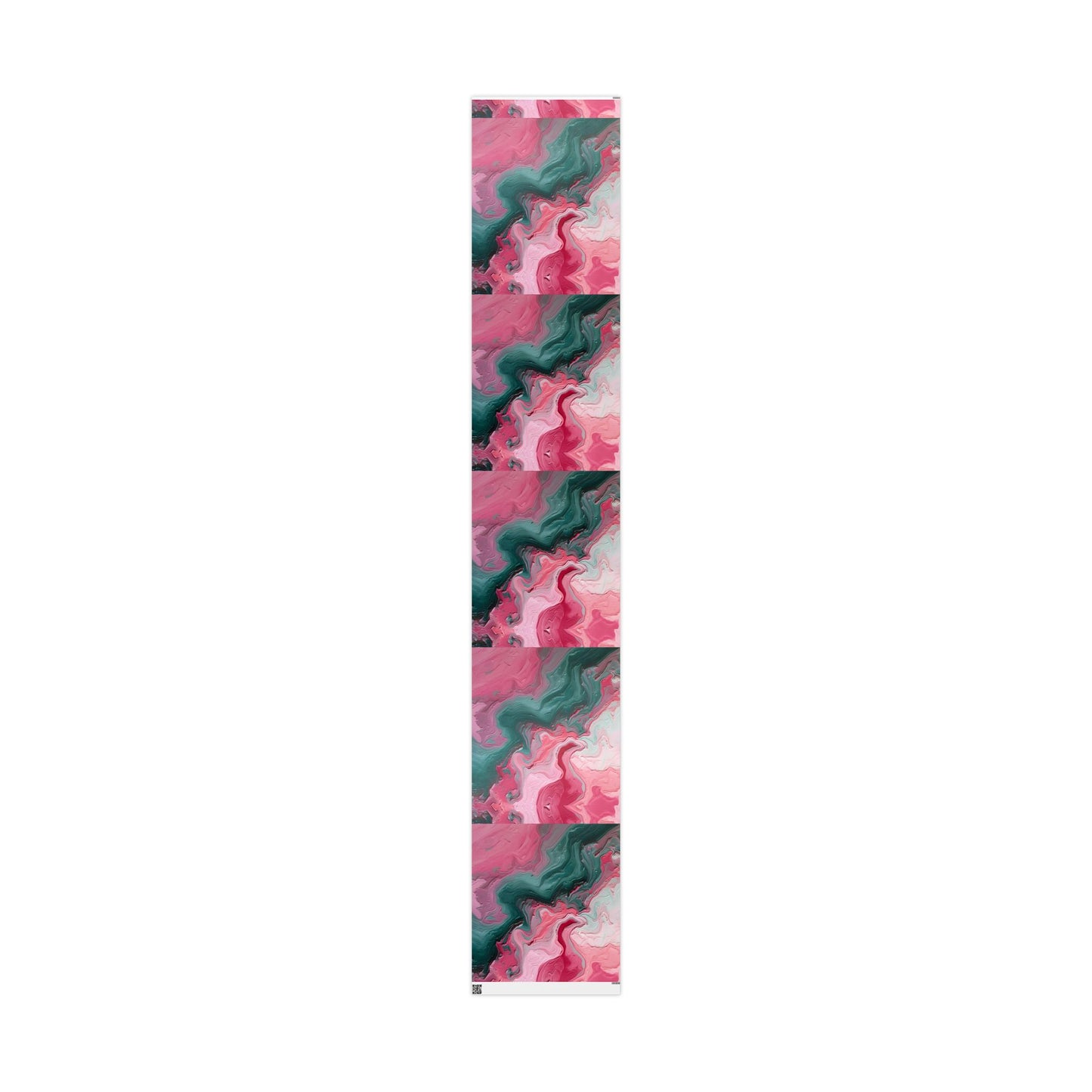 Artistic Wrapping Paper, Abstract Pink Green Gift Wrap, Premium Birthday, Holiday, and Celebration Paper, Unique Gift Packaging