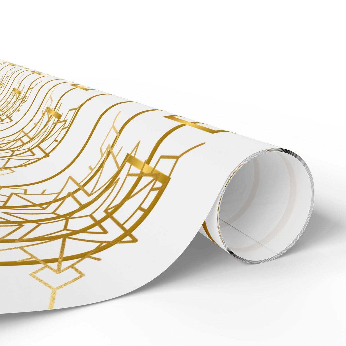 Elegant Gold-Patterned Wrapping Paper for Gifts, Holiday Wrap, Party Supplies, Eco-Friendly Gift Wrap, Stylish Present Decor
