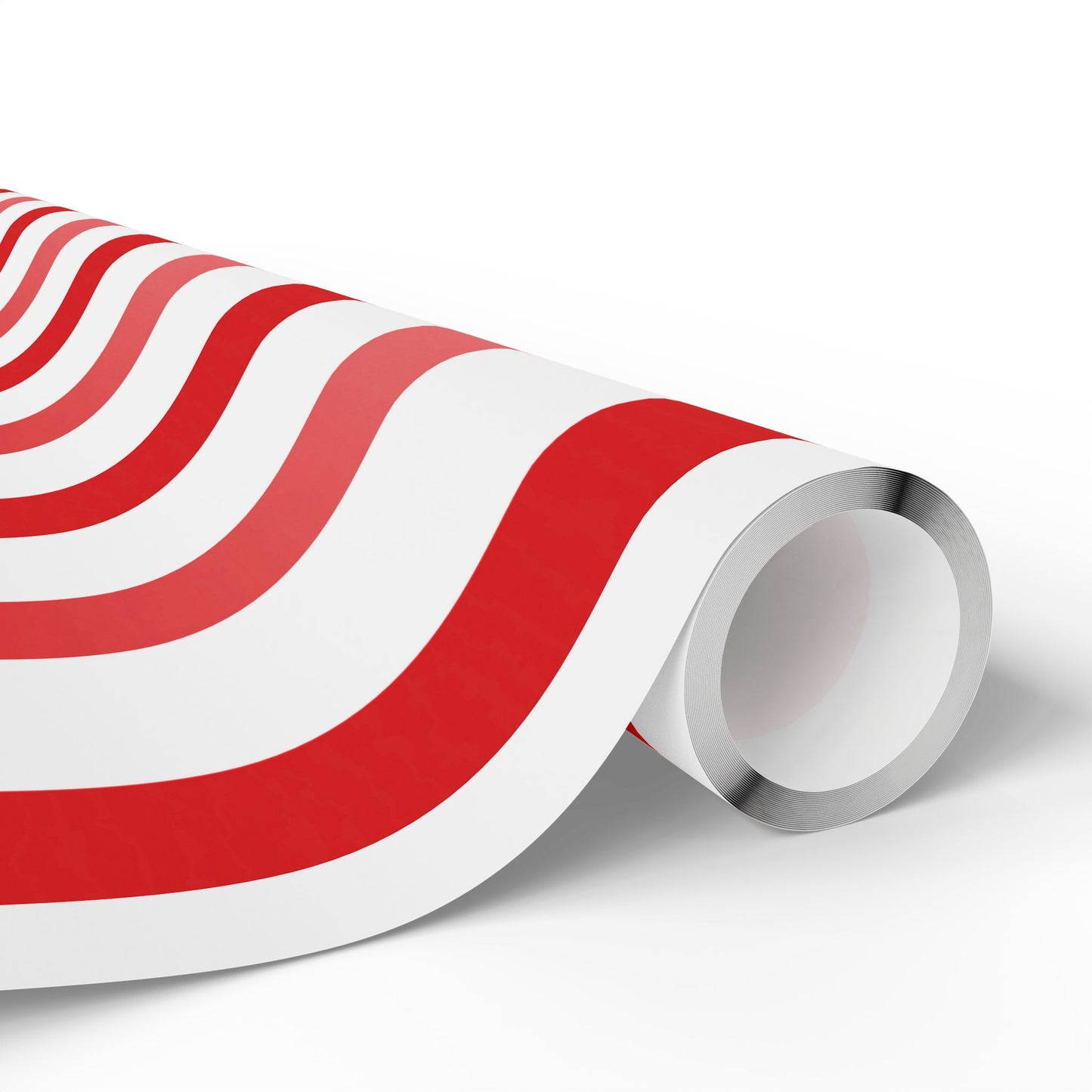 Festive Wrapping Paper, Gift Wrap for Holidays, Christmas, Birthdays, Special Occasions, Red and White Stripes