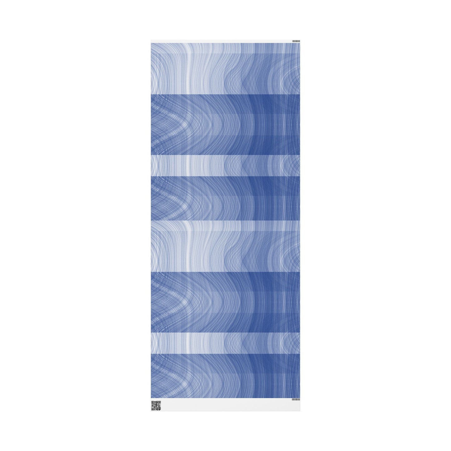 Elegant Blue Wave Wrapping Paper, Gift Wrap, Birthday, Wedding, Holiday, Unique Present Decoration, Eco-Friendly Wrapping