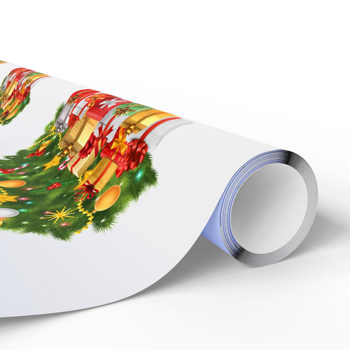 Christmas Wrapping Paper, Holiday Gift Wrap, Festive Tree Design, Cute Gift Wrap, Merry Christmas Decor