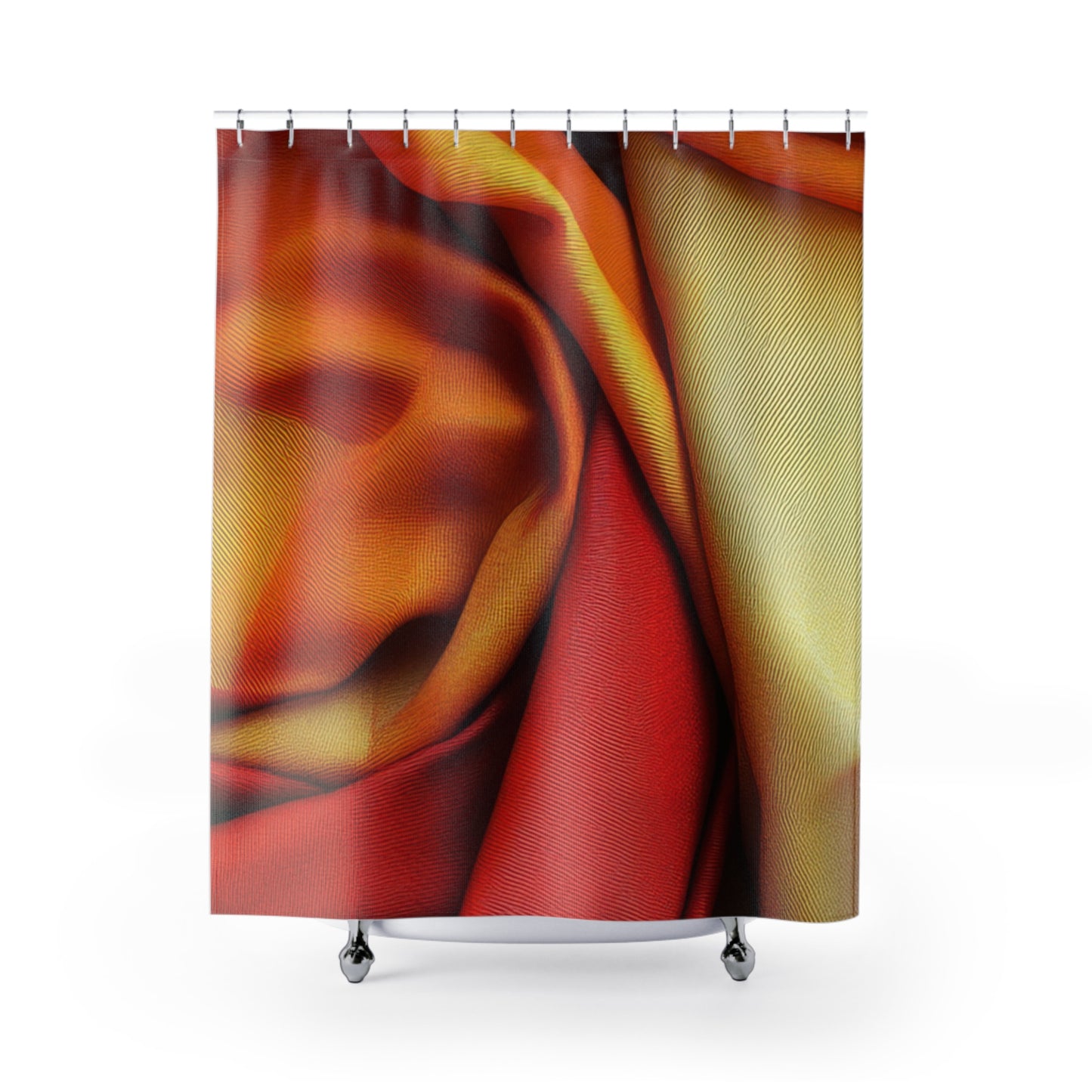 Vibrant Floral Shower Curtain, Bathroom Decor, Modern Home Accessory, Gift for Her, Boho Style Shower Decor