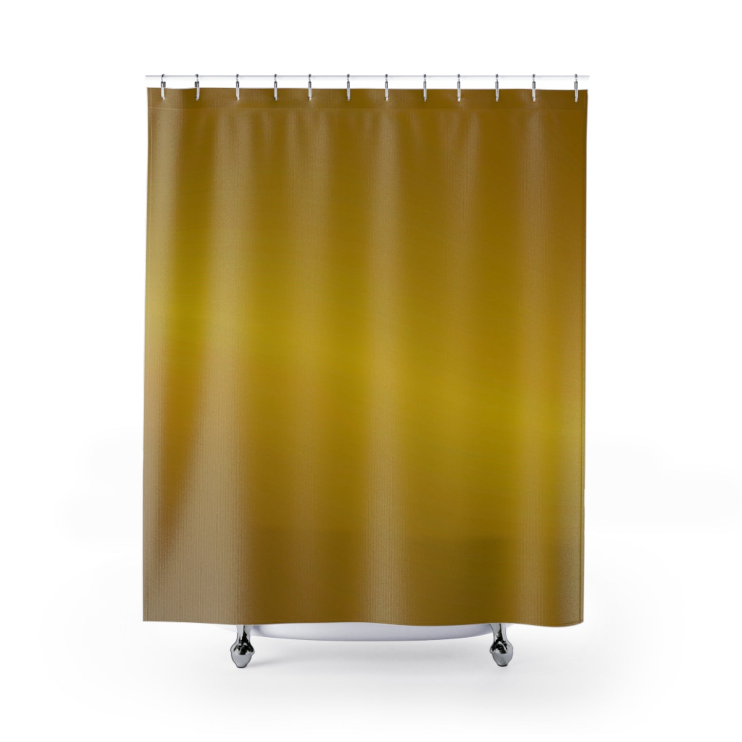 Golden Glow Shower Curtain, Modern Home Decor, Bathroom Makeover, Unique Gift Idea, Holiday Decor, Elegant Ambiance