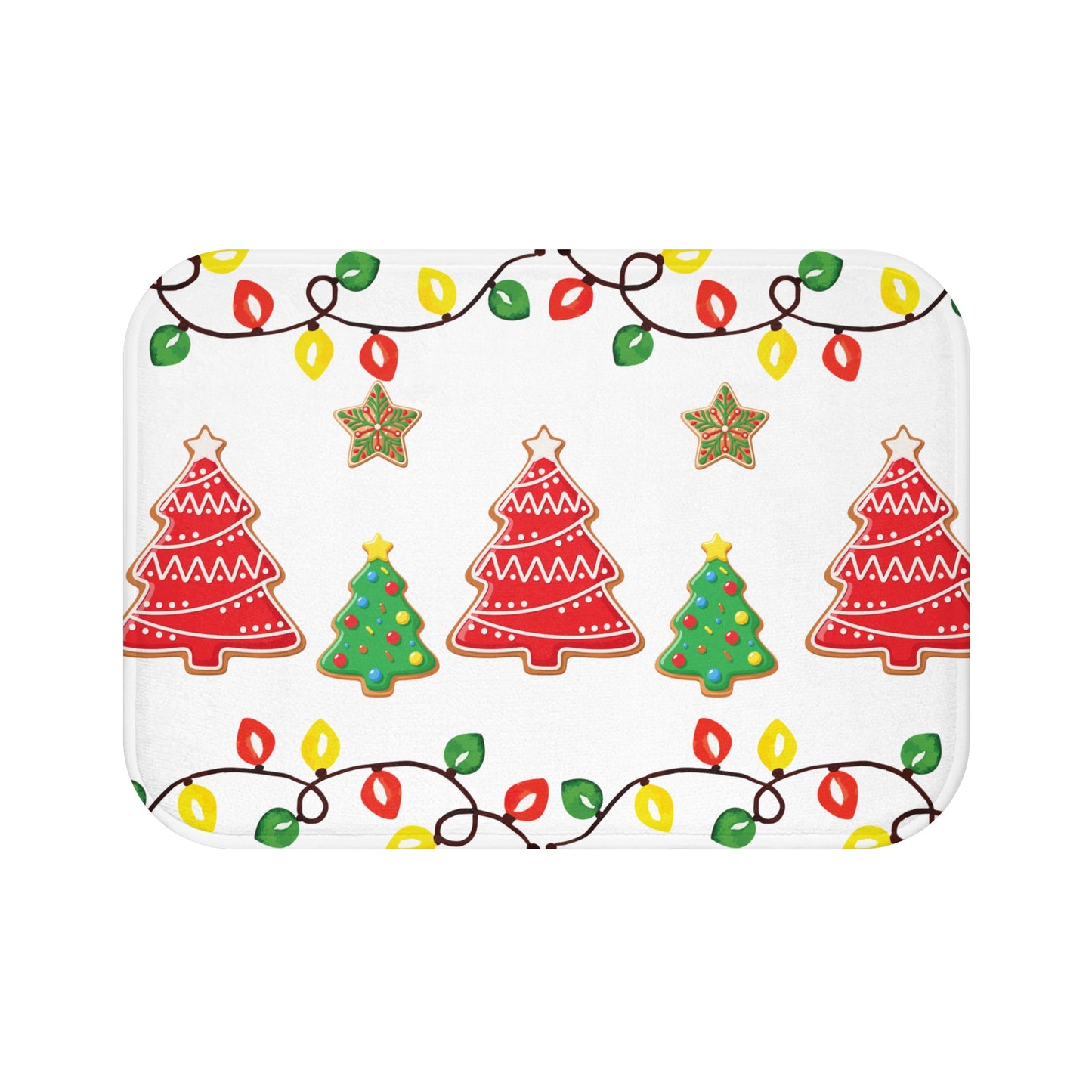 Festive Holiday Bath Mat, Christmas Decor, Cozy Holiday Vibes, Bathroom Accessory, Gift for Him/Her