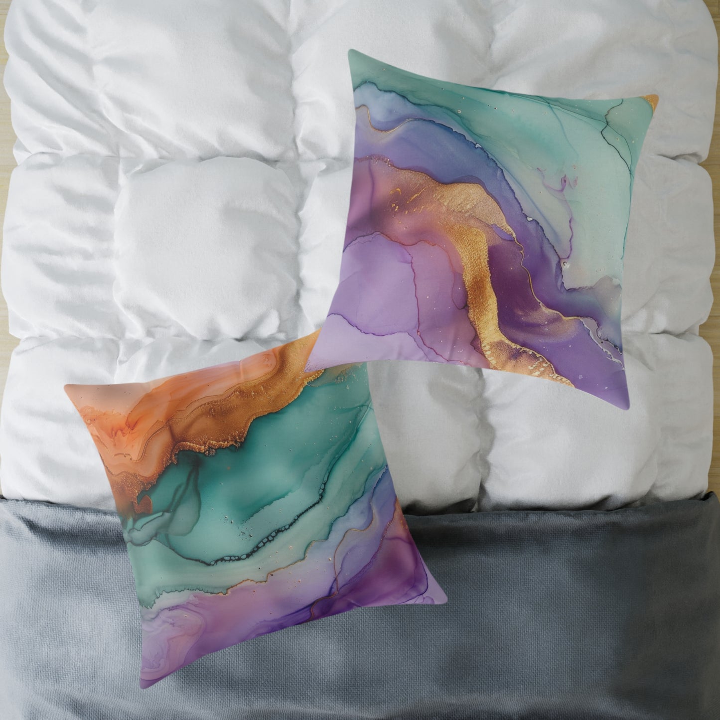 Square Poly Canvas Pillow