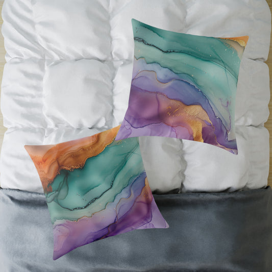 Colorful Abstract Pillow Cover for Cozy Home Decor, Throw Pillow, Boho Cushion, Vibrant Accent Pillow, Gift for Home Lovers