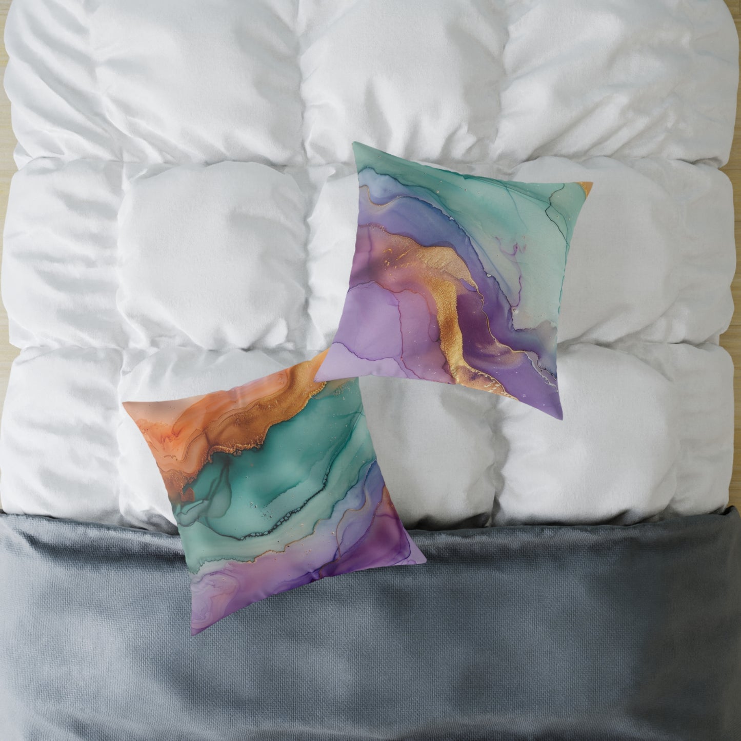 Square Poly Canvas Pillow