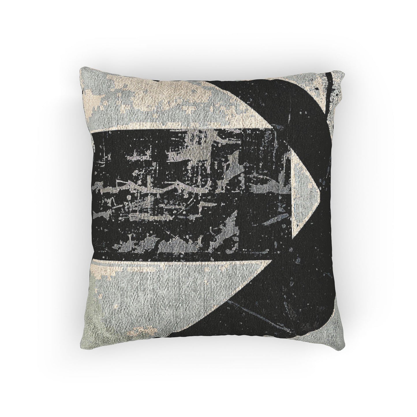 Modern Geometric Woven Pillow, Stylish Home Decor, Throw Cushion, Gift for Her, Boho Living Room, Trendy Accent Pillow