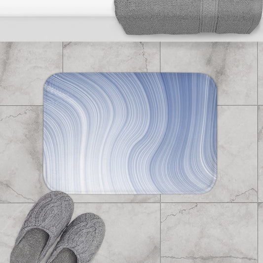 Stylish Swirl Bath Mat for Cozy Bathrooms, Soft Bathroom Rug, Perfect Gift for Home Decor, Spa Day Accessory, Water-Resistant Bath Decor