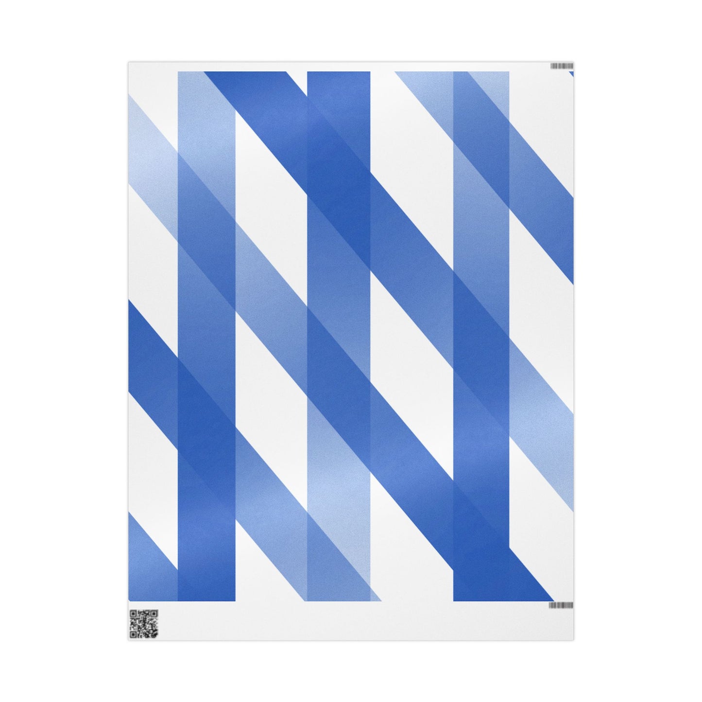 Blue Ombre Wrapping Paper, Elegant Gift Wrap for Birthdays, Weddings, Anniversaries, Holidays, DIY Crafts