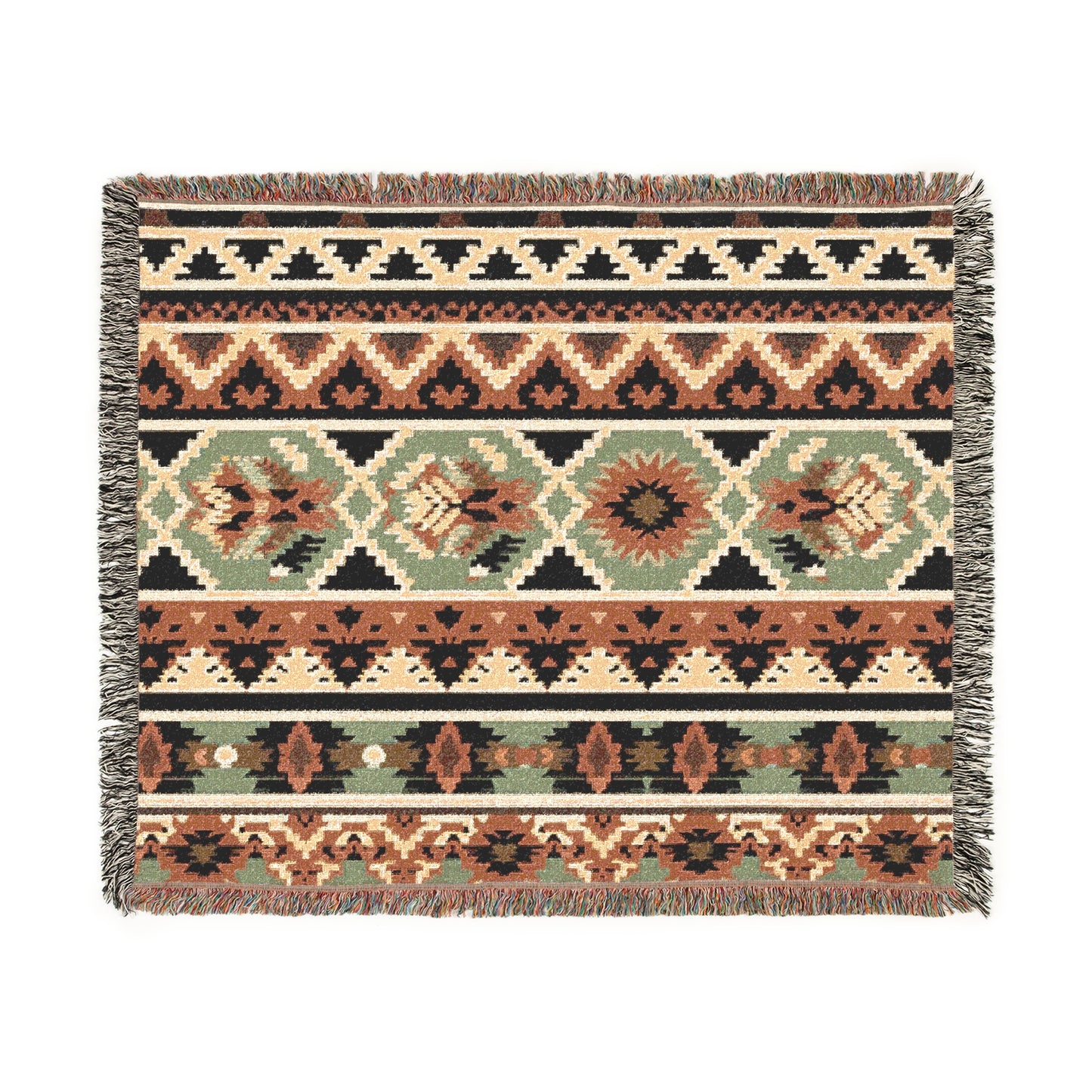 Cozy Woven Blanket - Bohemian Style Throw for Home, Gift for Housewarming, Picnic, Outdoor, and Cozy Nights