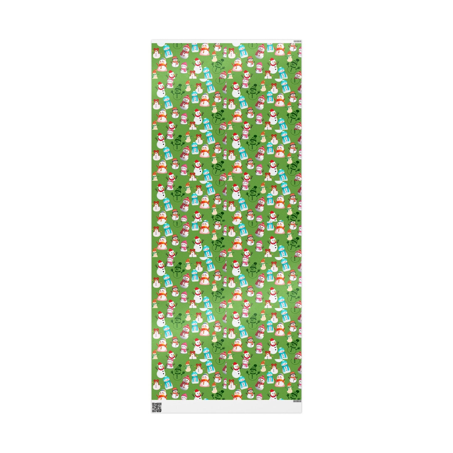 Festive Wrapping Paper for Holidays, Gift Wrap for Christmas, Snowman and Winter Animal Design, Merry Seasonal Packaging