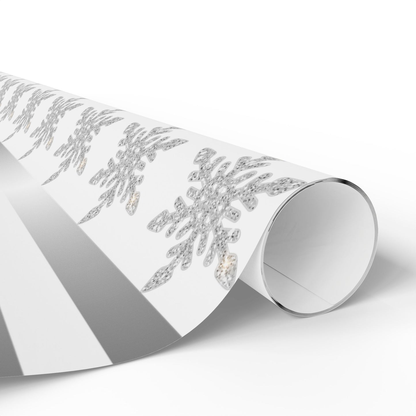 Elegant Snowflake Wrapping Paper for Holidays, Winter Celebrations, Gift Wrap, Christmas, Holiday Parties, Festive Occasions
