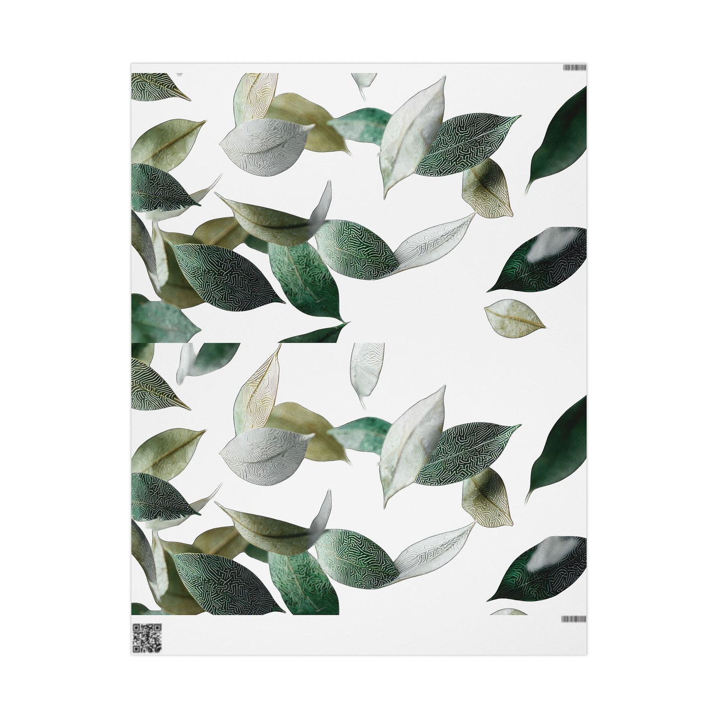 Elegant Botanical Wrapping Paper, Eco-Friendly Gift Wrap, Floral Gift Wrap, Wrapping for Birthdays, Holidays, Special Occasions