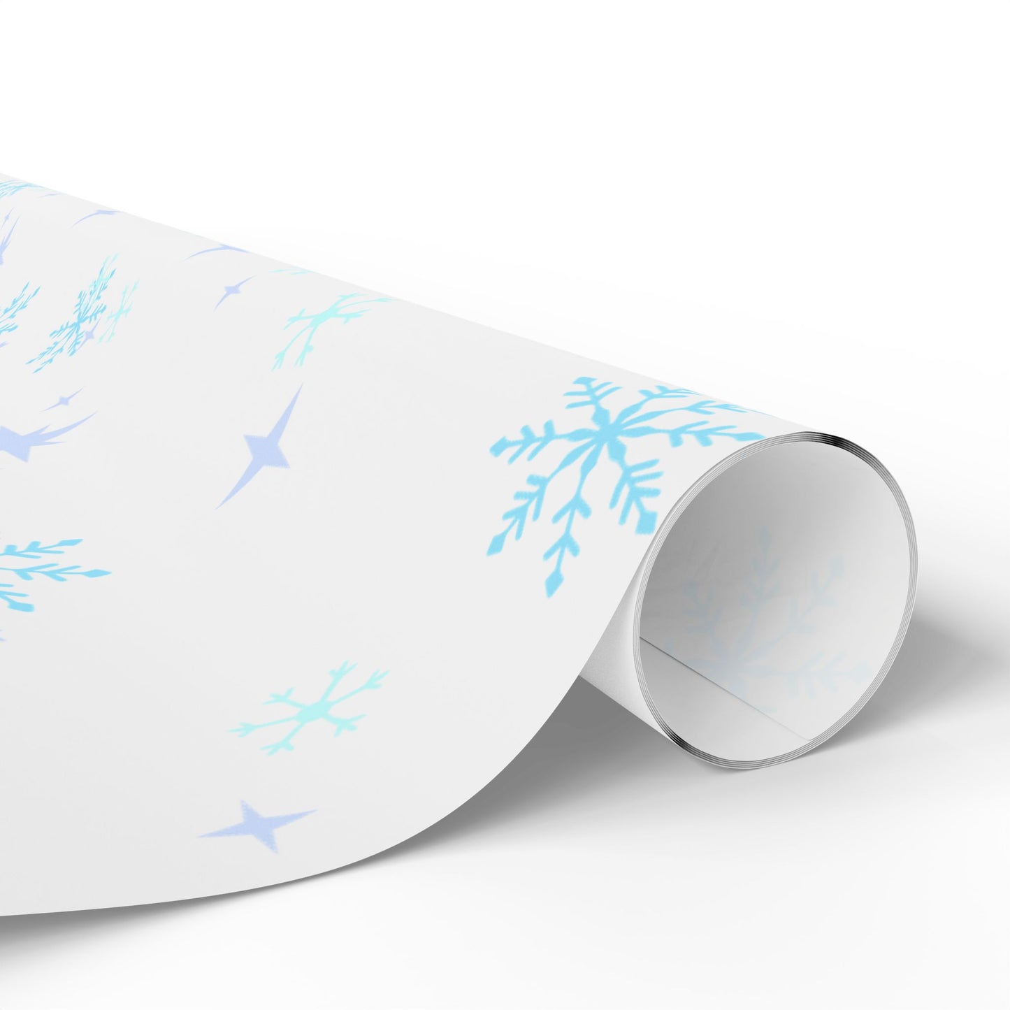 Winter Wonderland Wrapping Paper, Holiday Gift Wrap, Snowflake Design, Cute Christmas Wrapping, New Year Packaging, Seasonal Decorations