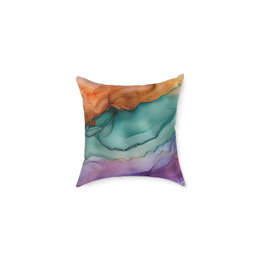 Square Poly Canvas Pillow