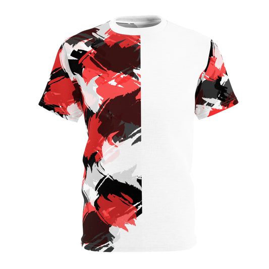 Vibrant Abstract Art Tee - Unisex Cut & Sew T-Shirt for Everyday Style