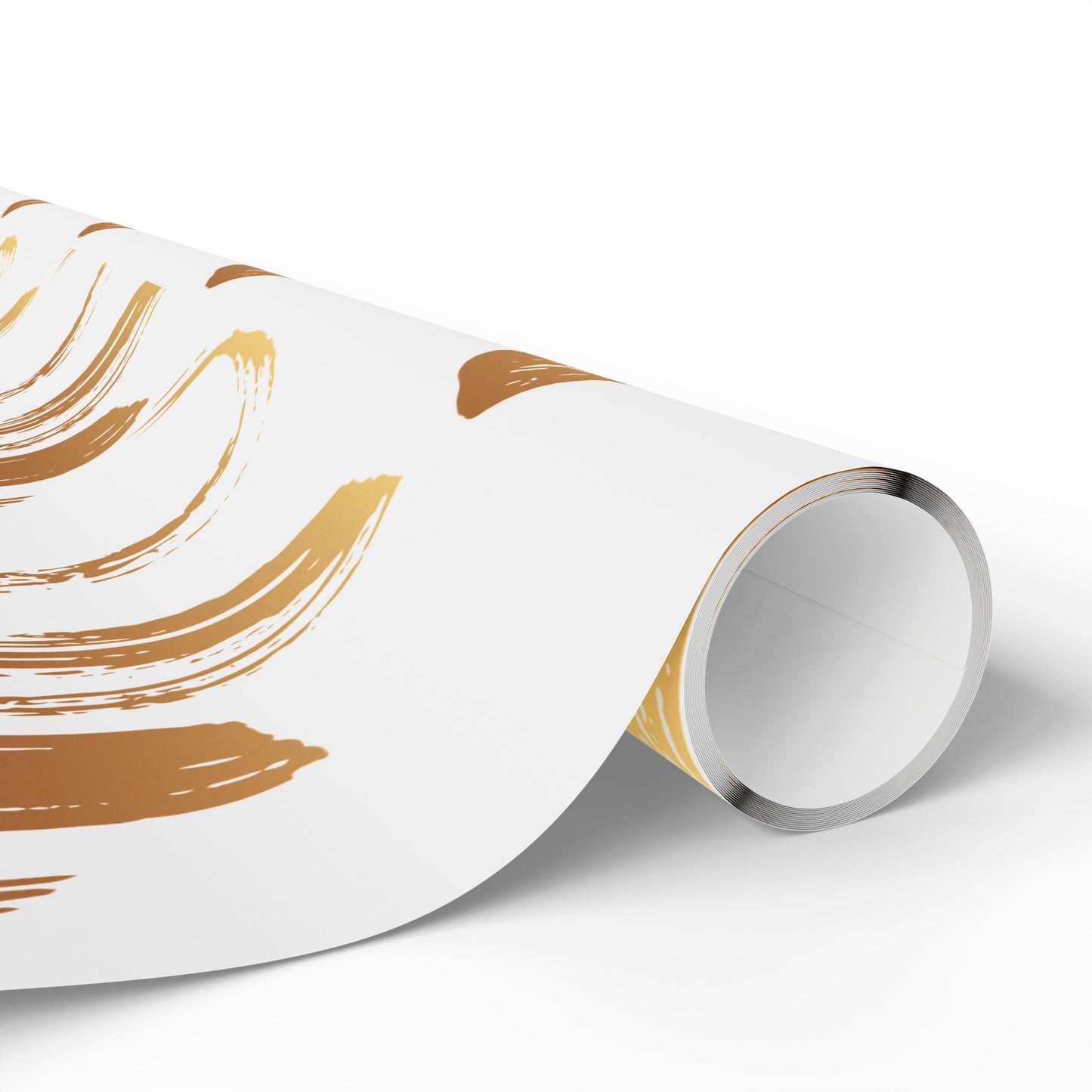 Elegant Gold Brushstroke Wrapping Papers - Gift Wrap, Party Decoration, Holiday Present, Wedding Decor, Birthday Gift Wrap