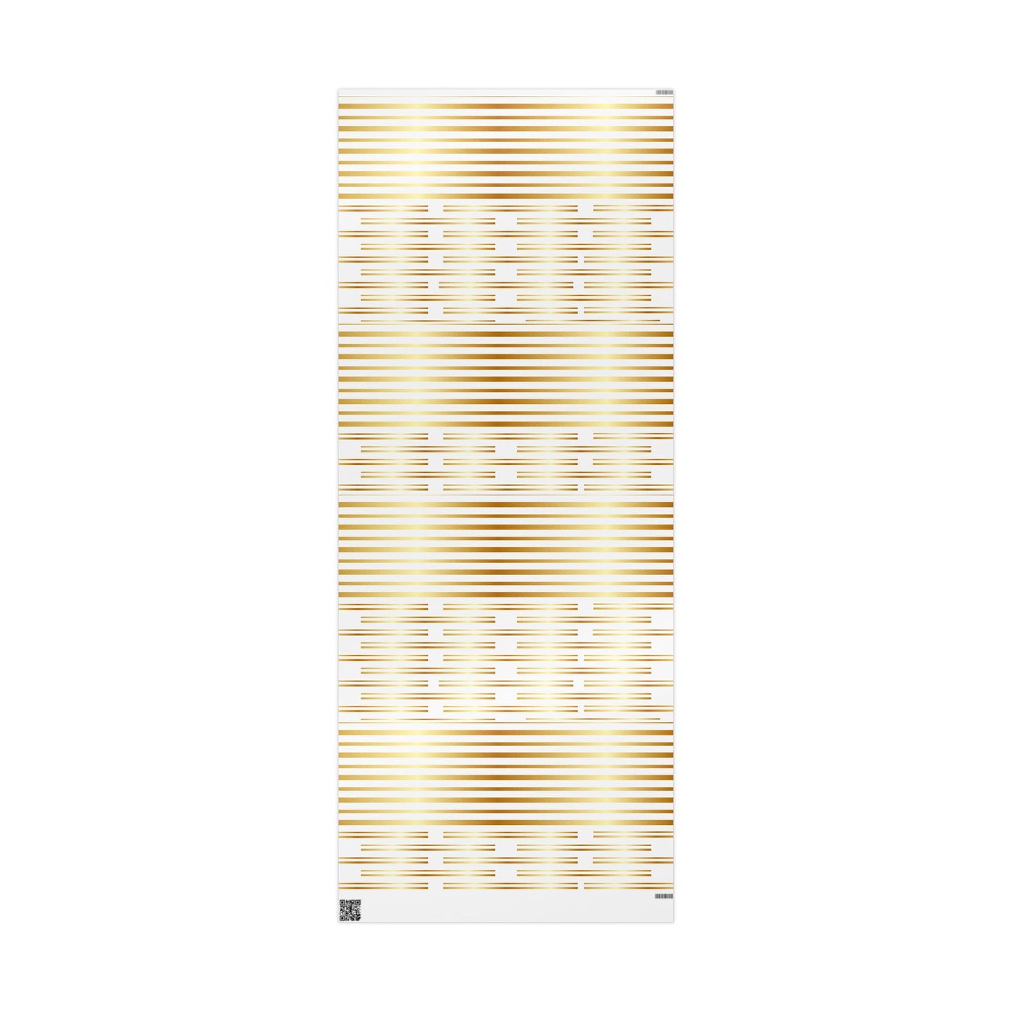 Elegant Gold Striped Wrapping Paper, Gift Wrap for Birthdays, Weddings, Holidays, Special Occasions, Crafting, Parties