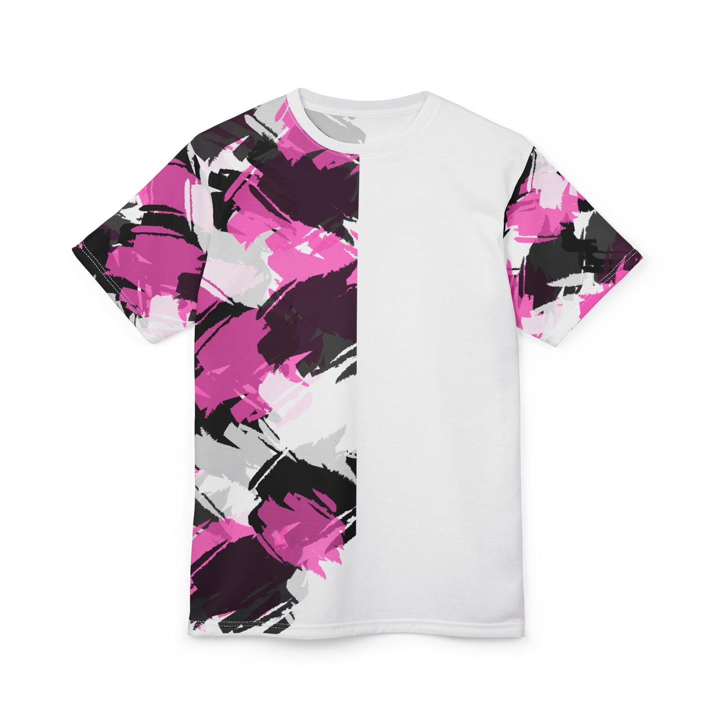 Abstract Vibrant Unisex Cut & Sew Tee - Colorful Graphic Tee for Art Lovers
