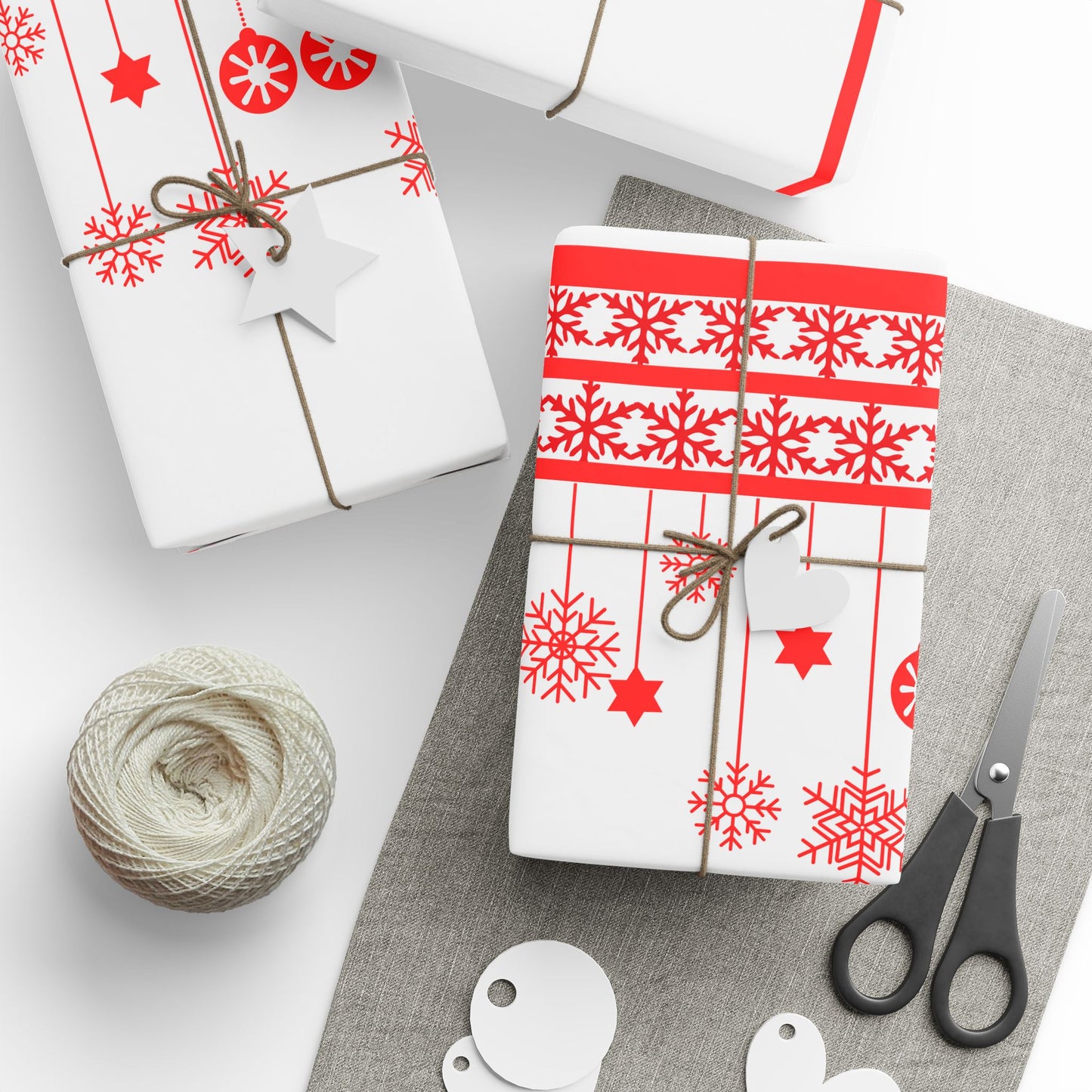 Festive Wrapping Paper Roll - Holiday Gift Wrap, Christmas, Seasonal Parties, DIY Crafts, Birthday Decorations