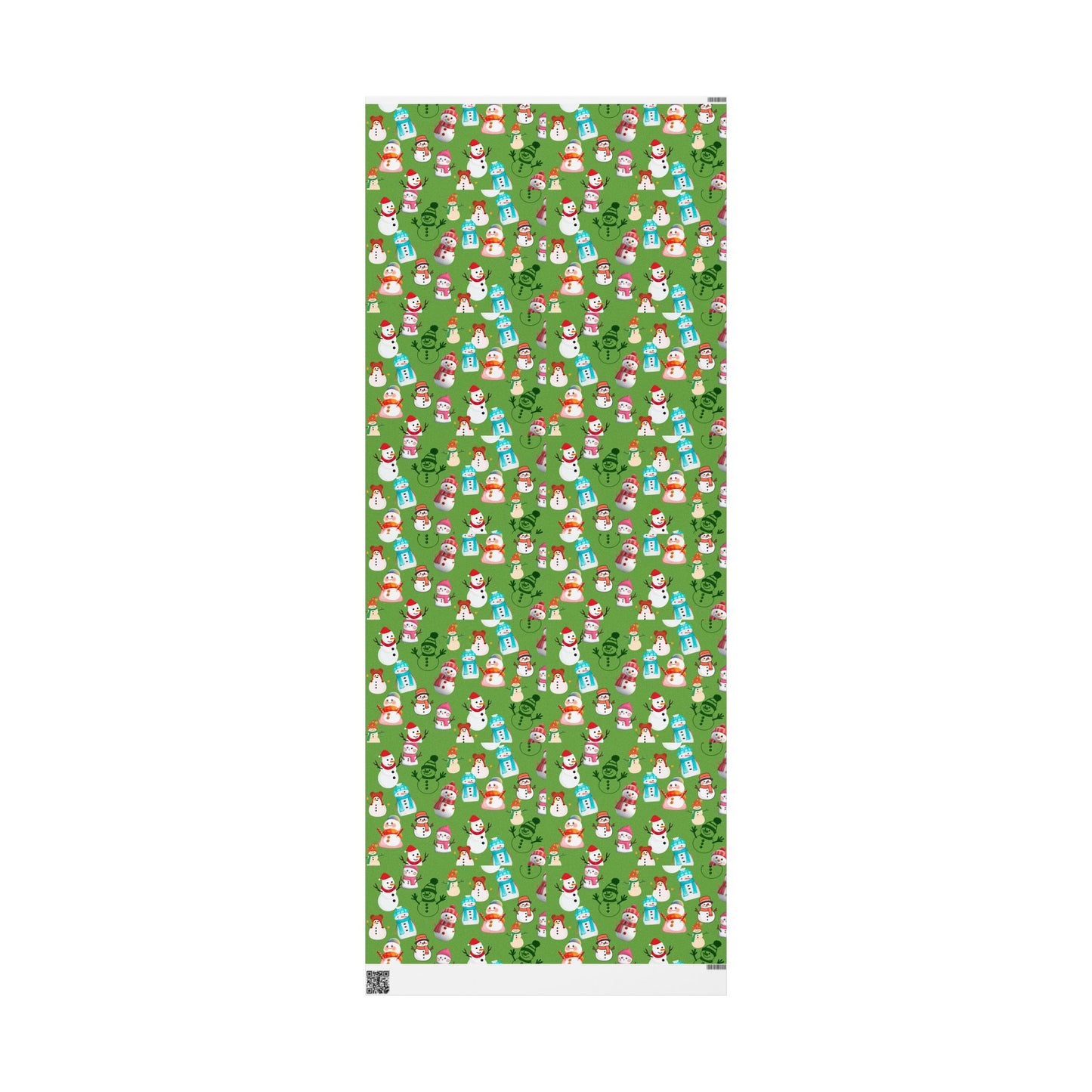 Festive Wrapping Paper for Holidays, Gift Wrap for Christmas, Snowman and Winter Animal Design, Merry Seasonal Packaging
