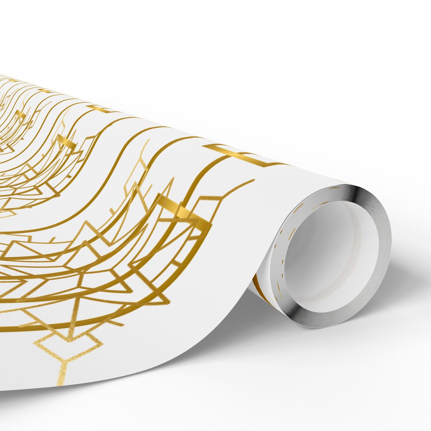 Elegant Gold-Patterned Wrapping Paper for Gifts, Holiday Wrap, Party Supplies, Eco-Friendly Gift Wrap, Stylish Present Decor