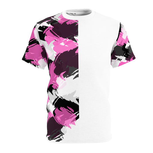 Abstract Vibrant Unisex Cut & Sew Tee - Colorful Graphic Tee for Art Lovers