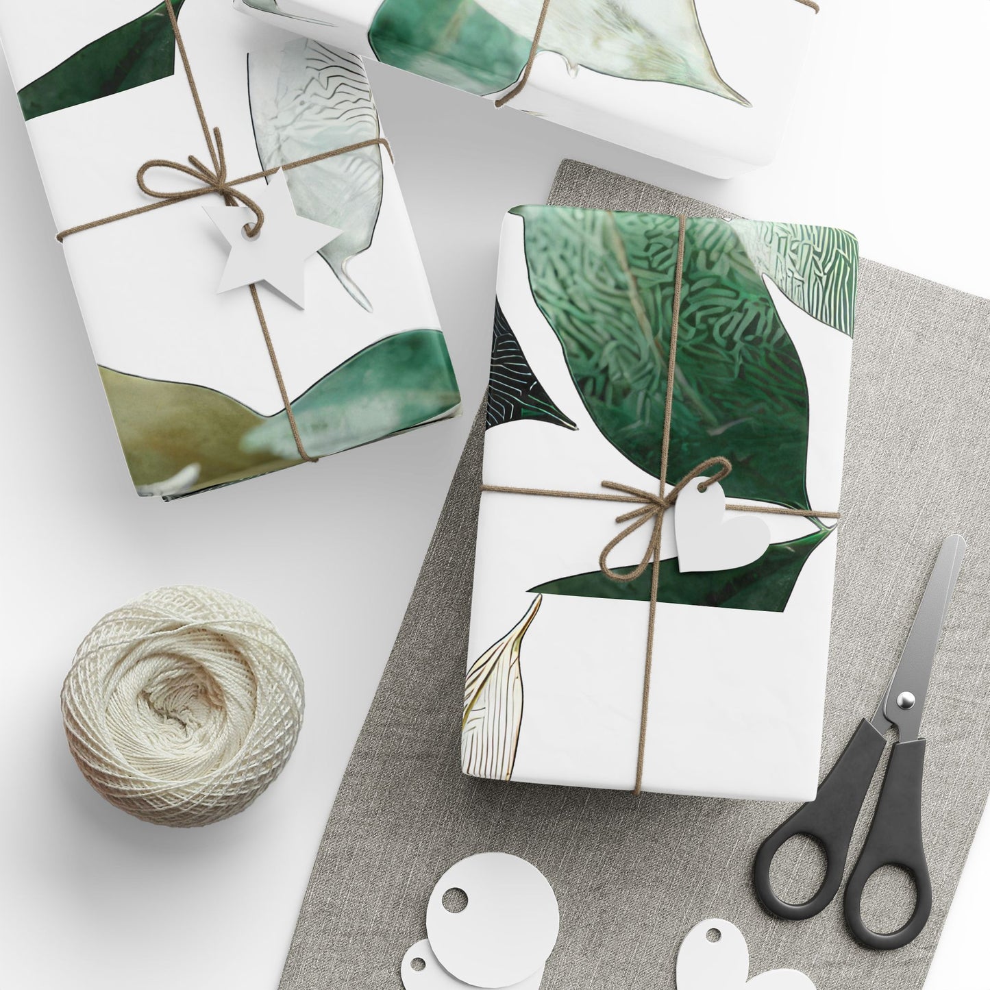Elegant Botanical Wrapping Paper, Eco-Friendly Gift Wrap, Floral Gift Wrap, Wrapping for Birthdays, Holidays, Special Occasions