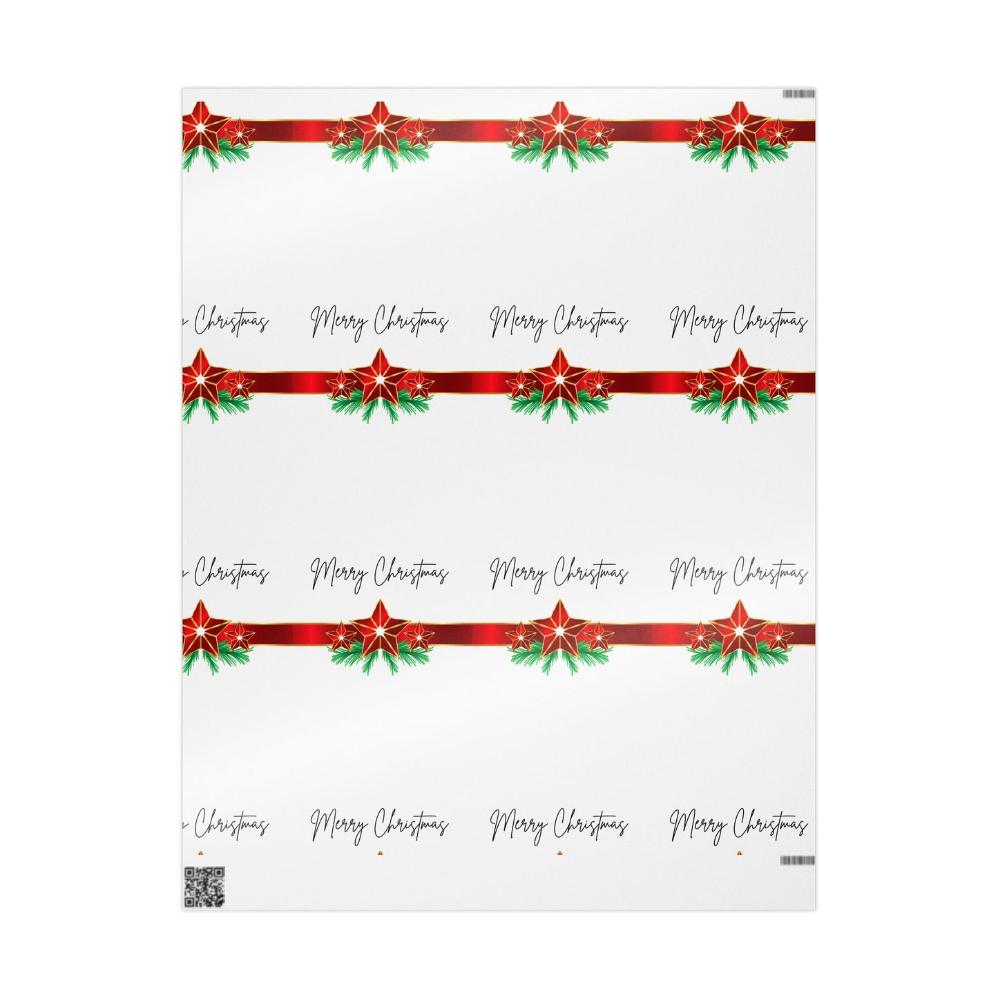 Christmas Wrapping Paper with Merry Christmas Design, Holiday Gift Wrap, Festive Wrapping Sheets, Red and Green Christmas Decor, [...]