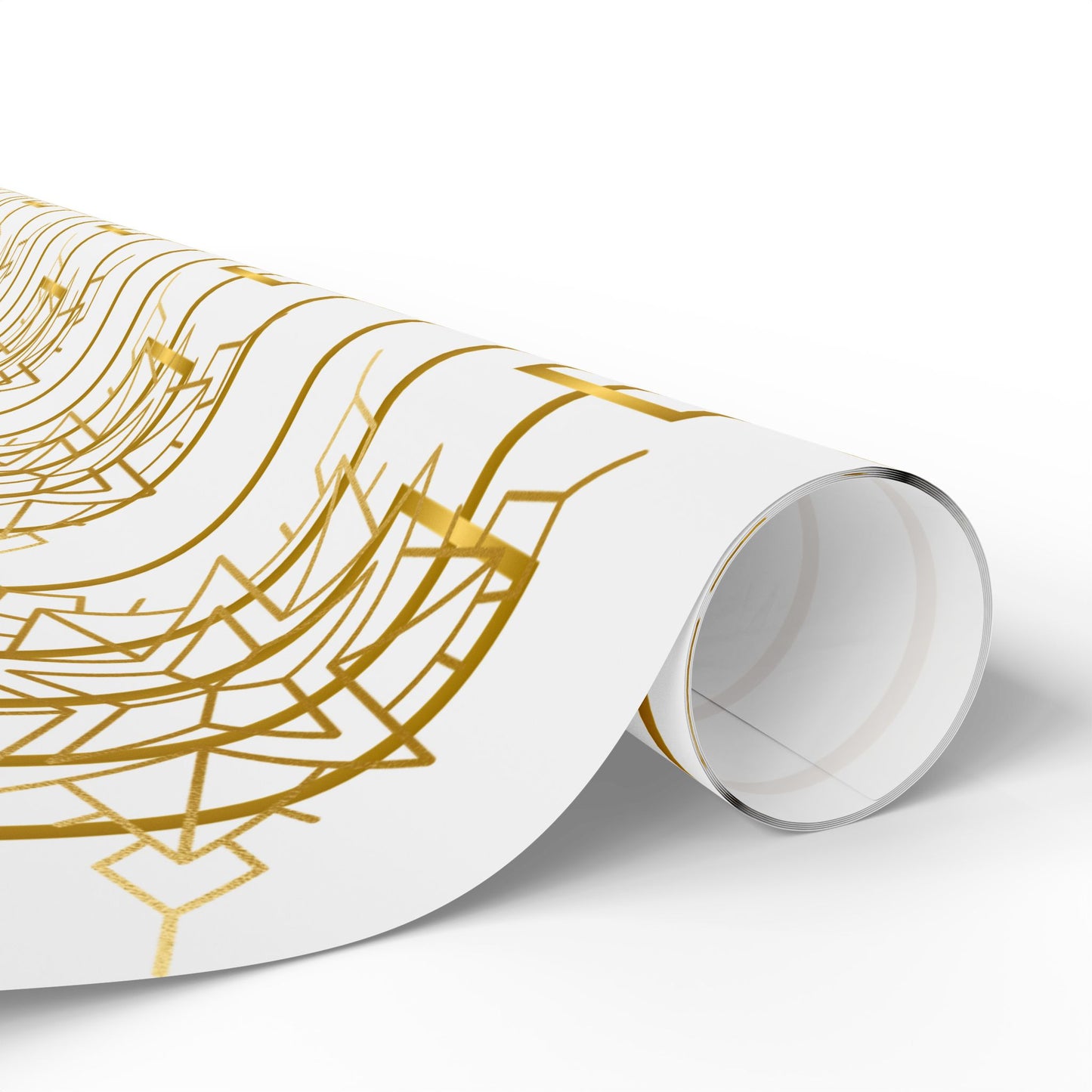 Elegant Gold-Patterned Wrapping Paper for Gifts, Holiday Wrap, Party Supplies, Eco-Friendly Gift Wrap, Stylish Present Decor