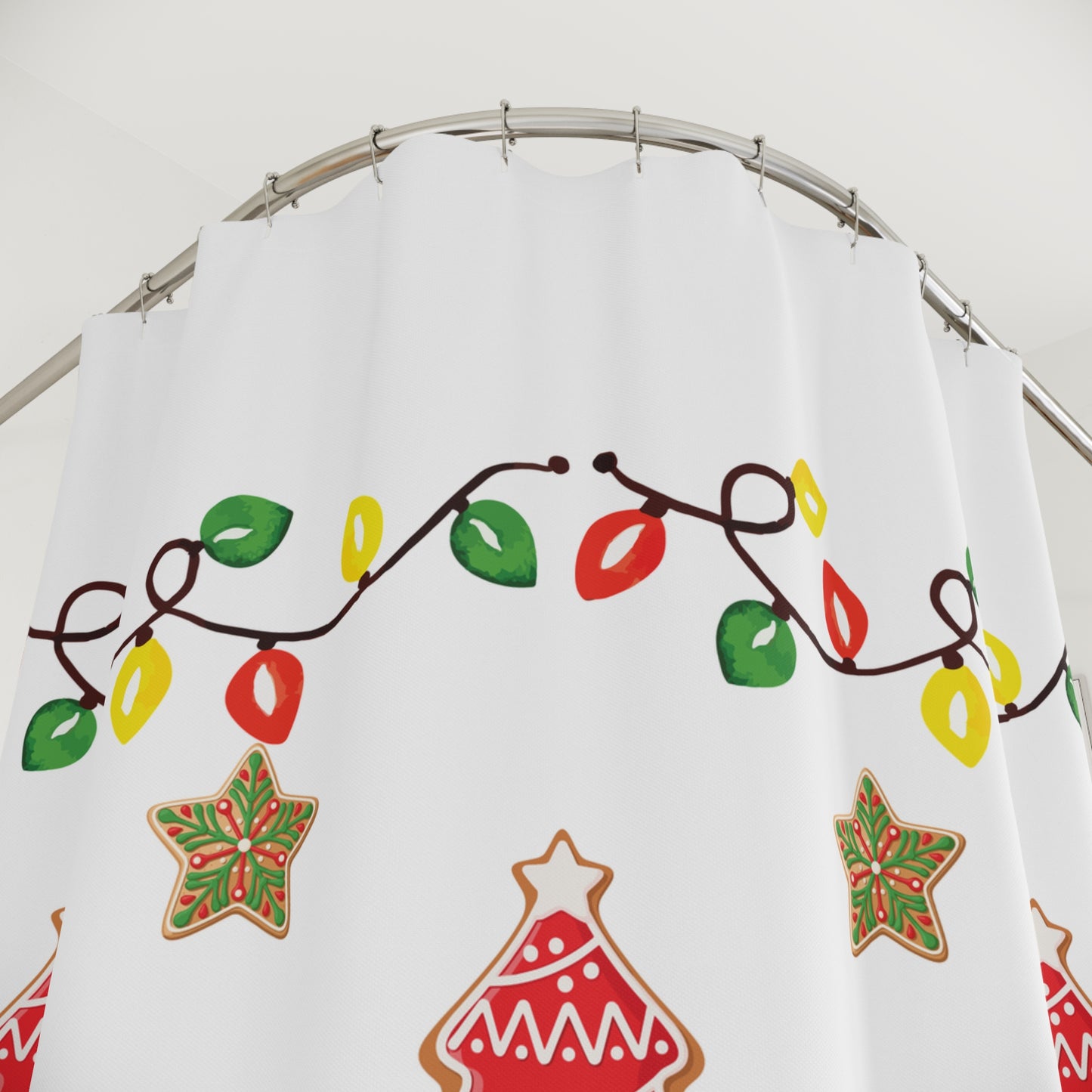 Festive Holiday Shower Curtains, Christmas Decor, Winter Wonderland Bathroom, Holiday Season Gifts, Home Decor