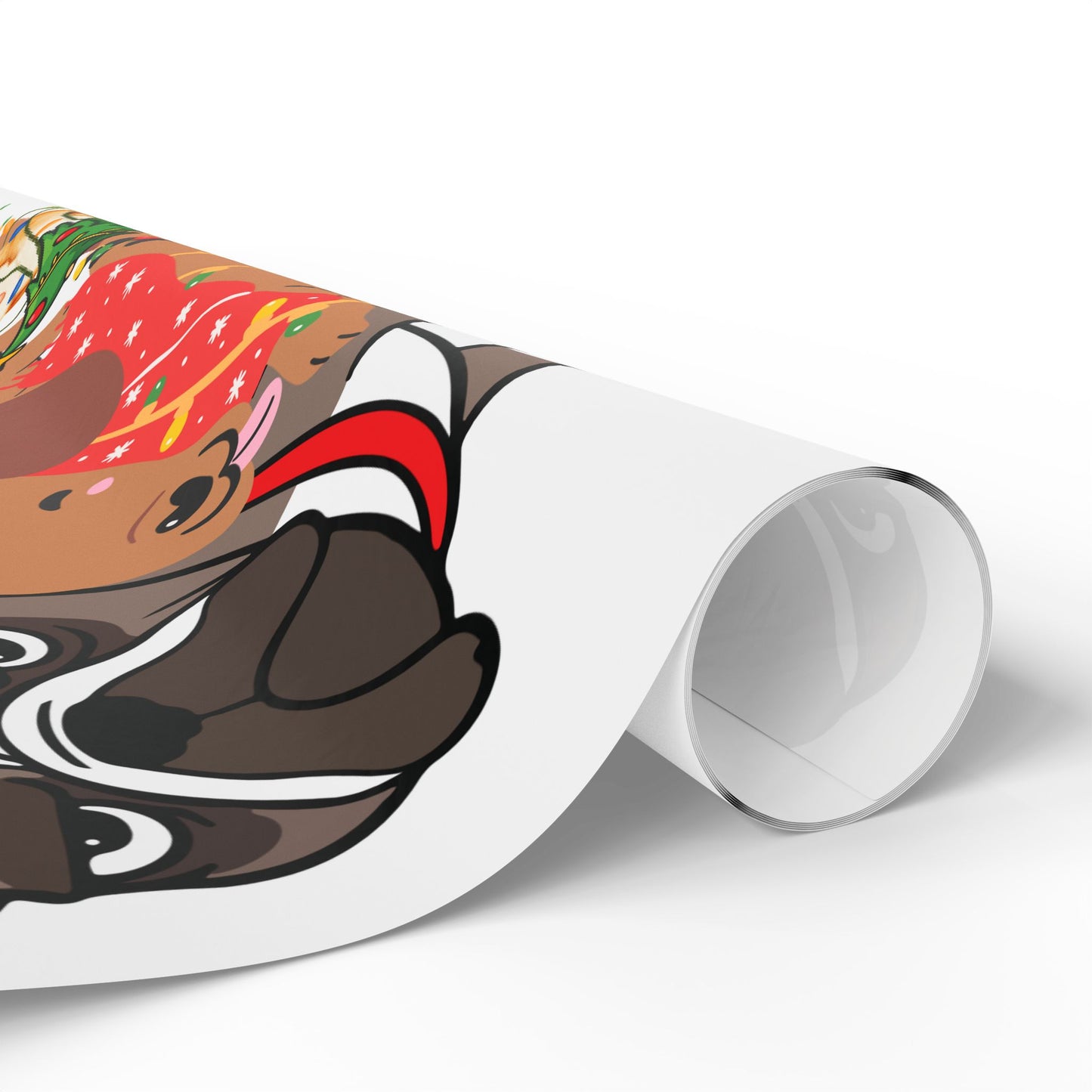 Festive Pet Wrapping Paper, Holiday Gift Wrap, Cute Dog Christmas Wrap, Unique Puppy Wrapping, Animal Print Gift Cover